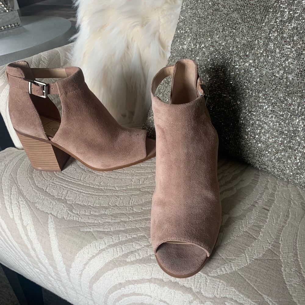 Sole society Ferris peep toe booties